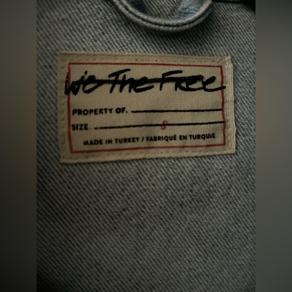 We The Free Fringe Out Denim Jacket by Free People Brand New W/O Tag Small - Picture 8 of 8